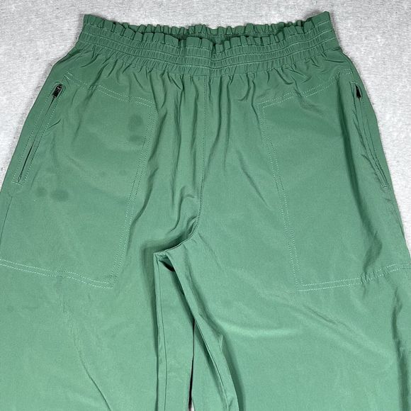 Athleta Jogger Womens Size 8 Savannah Green Athleisure Sporty Pockets Pants - Picture 3 of 14